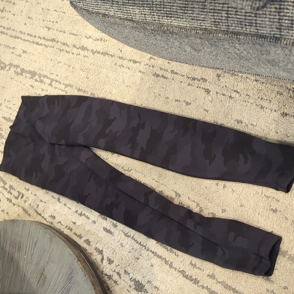 Lululemon Wunder Train High-Rise Tight 28"Heritage 365 Camo Deep Coal Multi - Picture 9 of 11